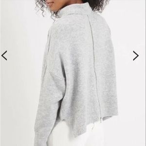 Topshop Gray Turtleneck Sweater
